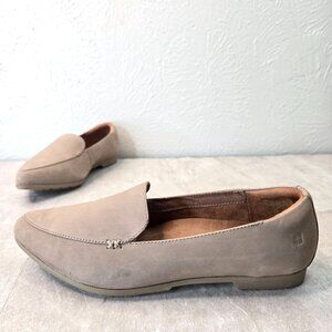 SFC Slip Resistant Shoes Leather Pointed Slip On Comfort Safety Work Loafer Sz 8